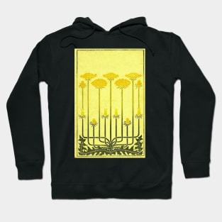 Golden dandelions vintage artwork Hoodie